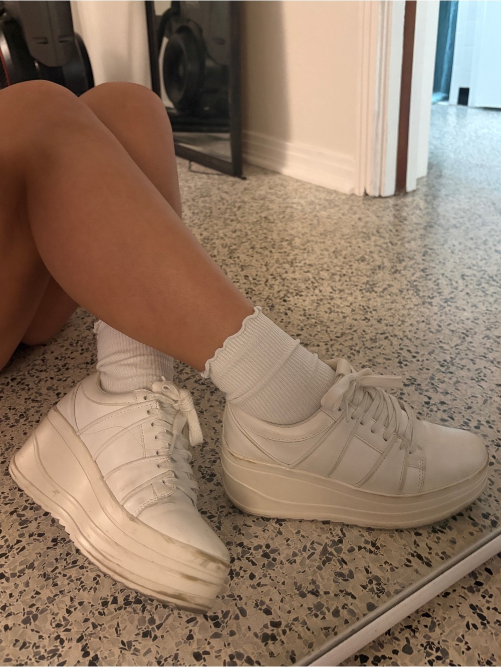 ZARA TRF Platform Sneakers